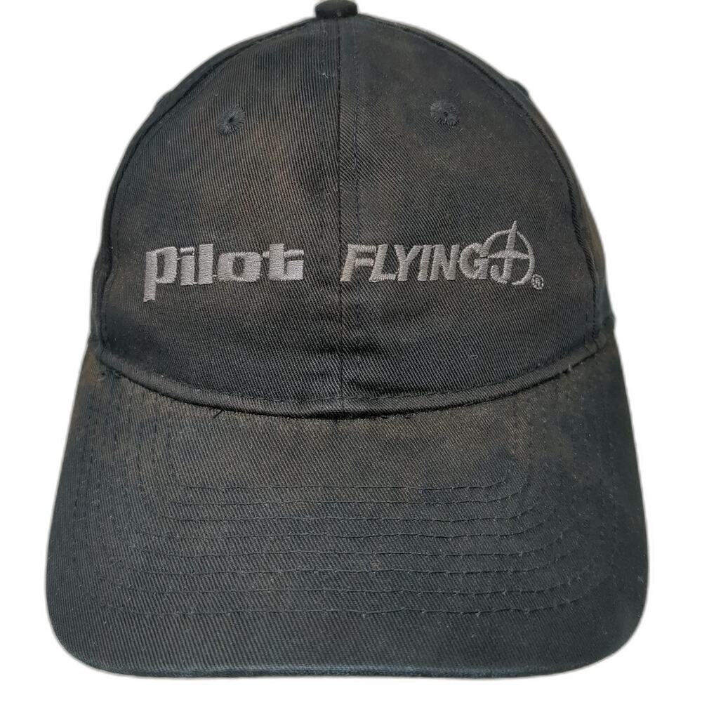Bacon Pilot Flying J Travel Center Hat Baseball Cap Black One Size Strapback
